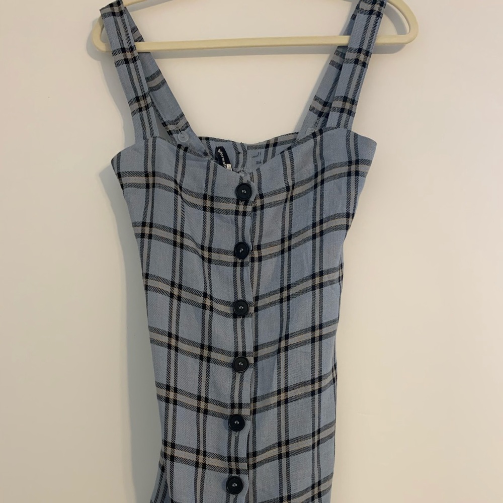 Plaid reformation dress